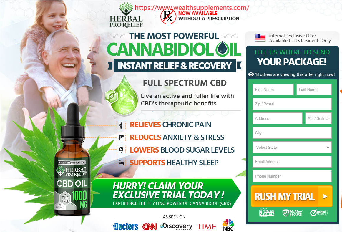 Herbal Pro Relief CBD Oil